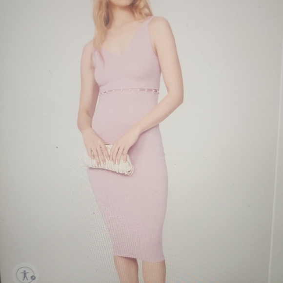 NAADAM Pink Midi Dress - Picture 1 of 7
